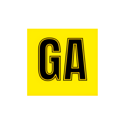 Netball Patches Set of 14 Yellow