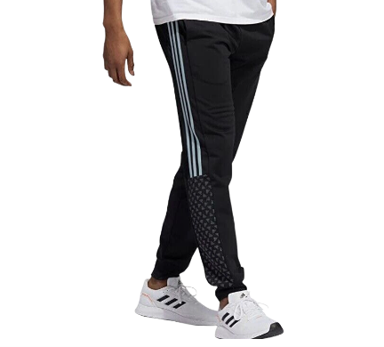 Track Pants Adidas Warm-Up Tricot Regular Tapered Badge of Sport Black Large