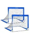 Pop Up Goal 4ft x 3ft Blue Pair