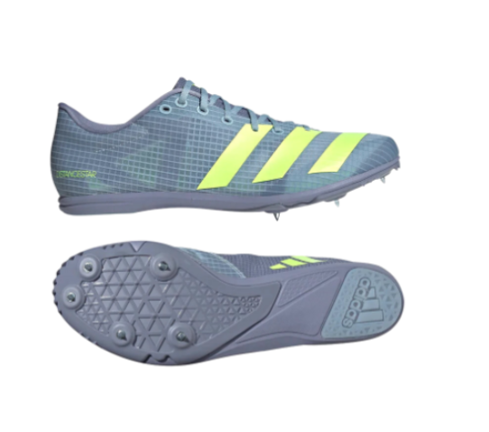 Spike Shoes Adidas Distancestar Running Grey|Lemon US12