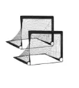  Pop Up Goals 4ft x 3ft Pair Black