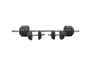Vinyl Barbell | Dumbbell Weights Set 50kg|110lbs