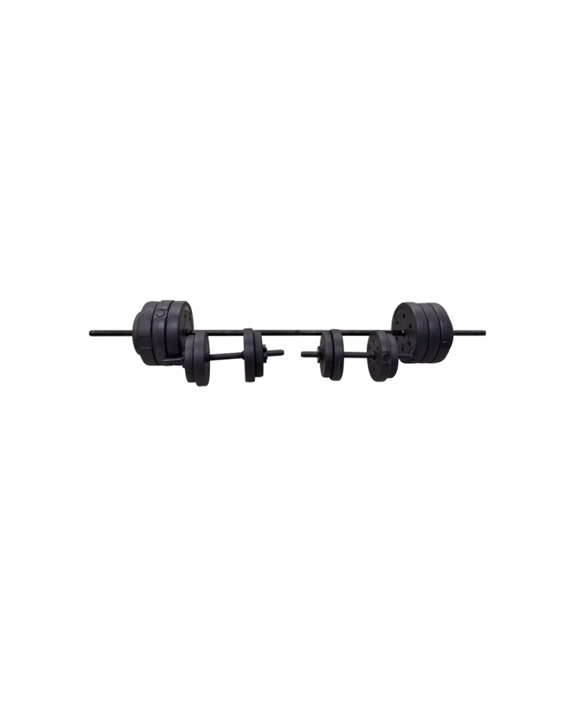 Vinyl Barbell | Dumbbell Weights Set 50kg|110lbs
