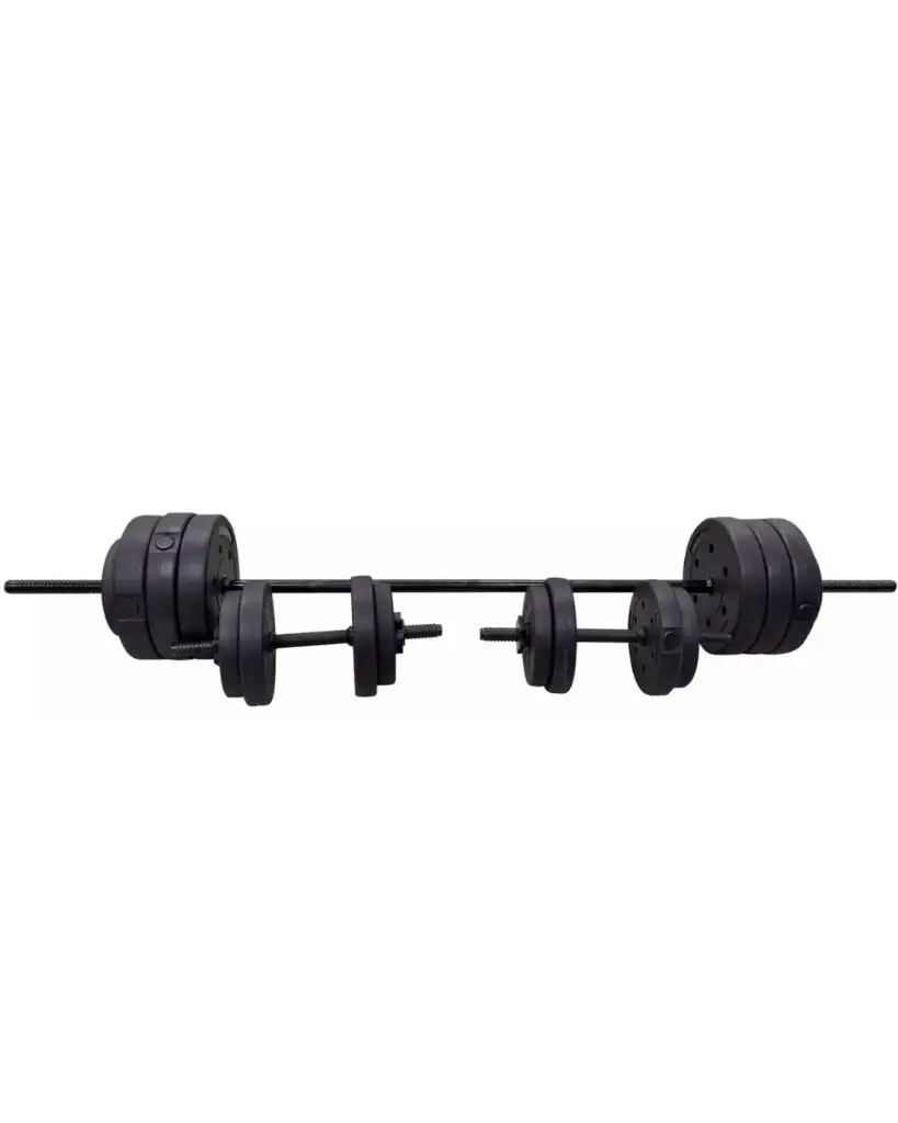 Vinyl Barbell | Dumbbell Weights Set 50kg|110lbs