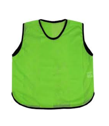 Training Bibs Youth Large Green Singles
