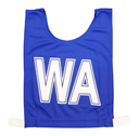 Netball Bibs Ziland Set of 7 Royal Adult Large