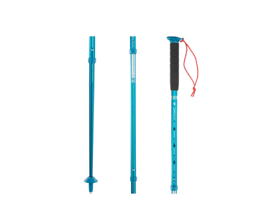 Hiking Forclaz Adjustable Pole Blue