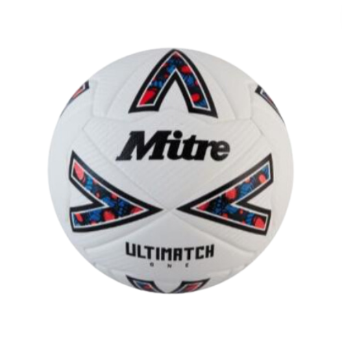 Football Mitre Ultimatch White|Red Size 5