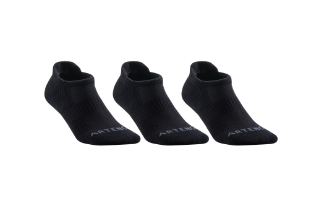 Ankle Socks Artengo Unisex Black US 3.5 - 6