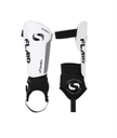 FB Shin Guards Sondico Flair Ankle White|Black Adult Small