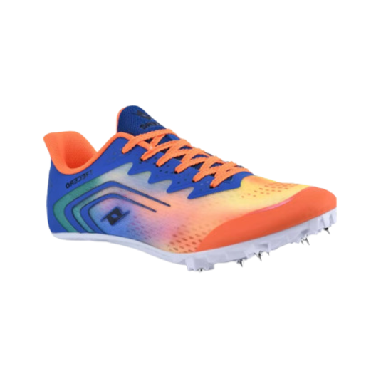 Spike Shoes Athletic Track & Field Orange|Blue US6.5-US7