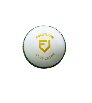 Cricket Ball Fortress Club Crown Senior 5.5oz White