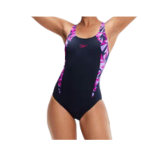 Swimsuit Ladies Speedo Hyperboom One Piece Navy|Purple Size S