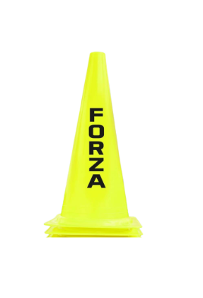 15" Forza Agility Training Cones - Flou Yellow