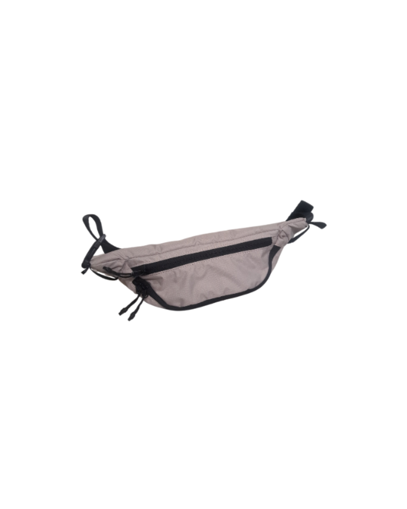 Travel Bum Bag Forclaz Ripstop (2 pockets) Beige|Black