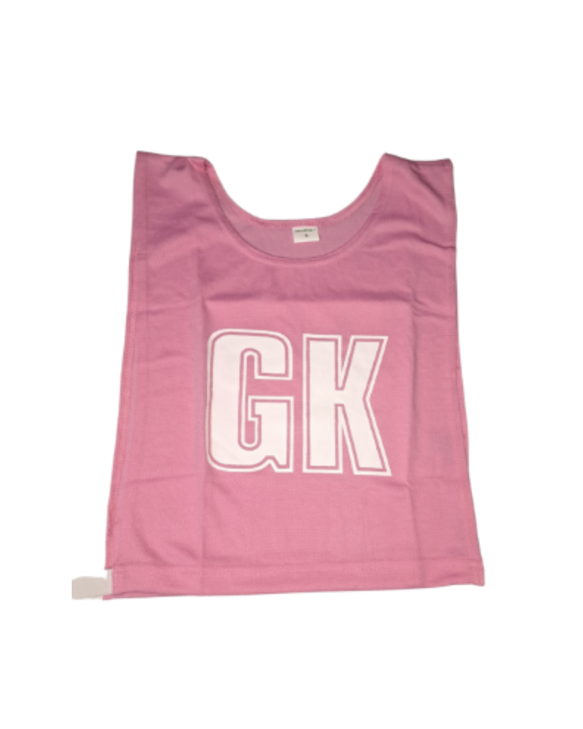 Netball Bibs Ziland Set of 7 Pink Adult Medium