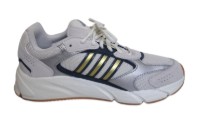 Court Shoe Adidas Cloud Foam White|Silver|Navy US 7.5
