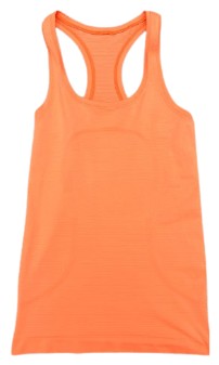 Racerback Ladies Workout Top Orange Large