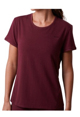 Ladies Workout Top Rose Red Large