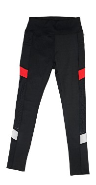 Ladies Yoga Pants High Waisted Black Medium