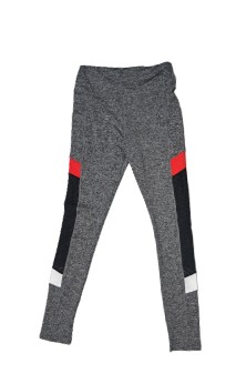 Ladies Yoga Pants High Waisted Grey Medium