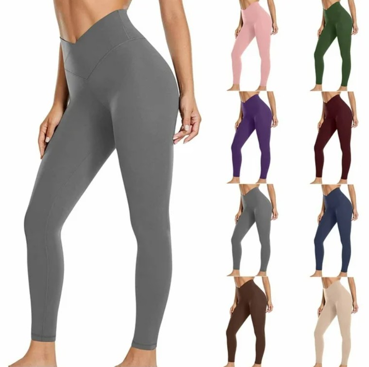 Ladies Yoga Pants High Waistband Large