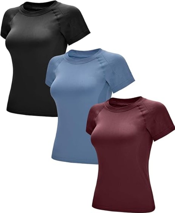 Ladies Workout Sports T-Shirt Large