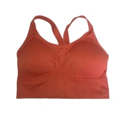 Sports Bra Padded Orange Large