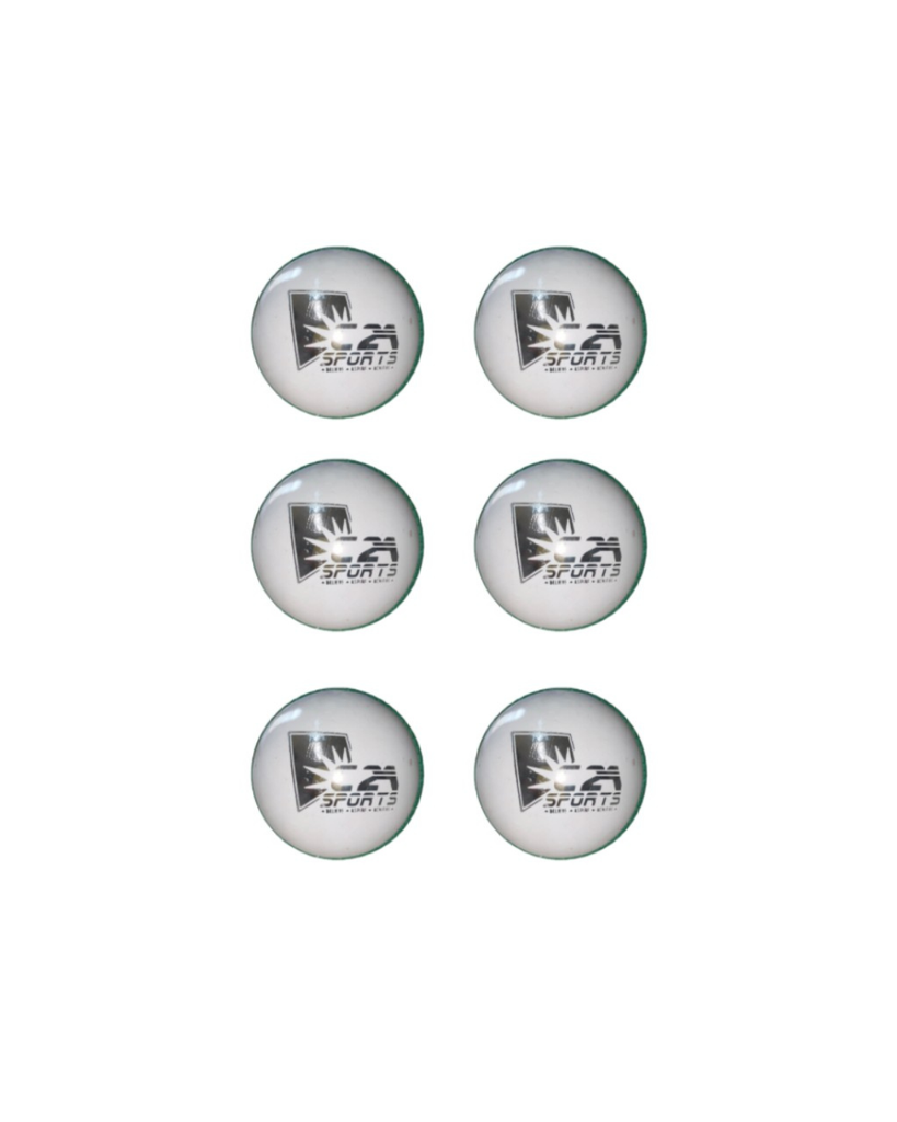 Cricket Ball C2A Sports Senior 5.5oz White (6 pack)