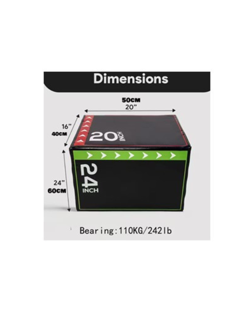 Plyometric Box 50cm x 60cm x 40cm