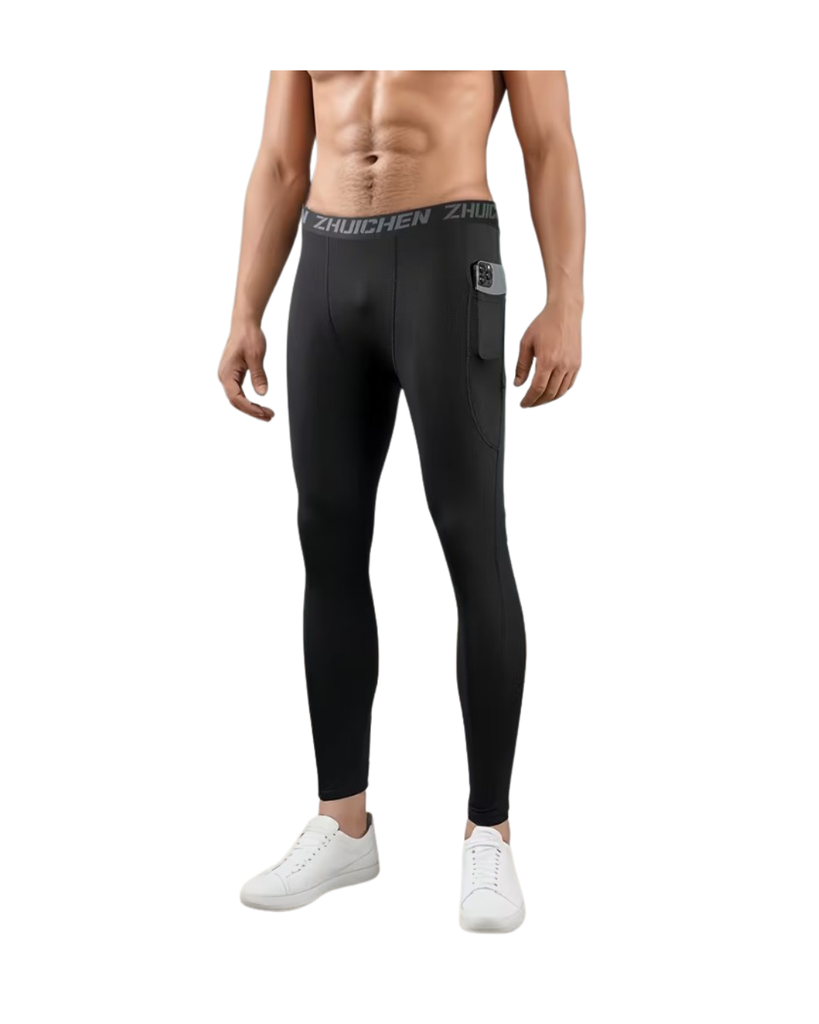 Compression Tights Long Men's w/Pockets Small