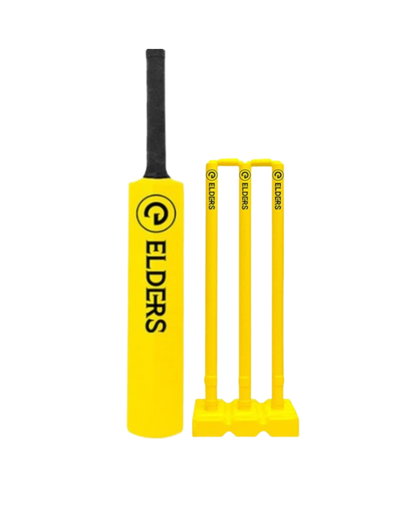 Cricket Set Plastic Elders 1xBat Size 5, 1xStumps