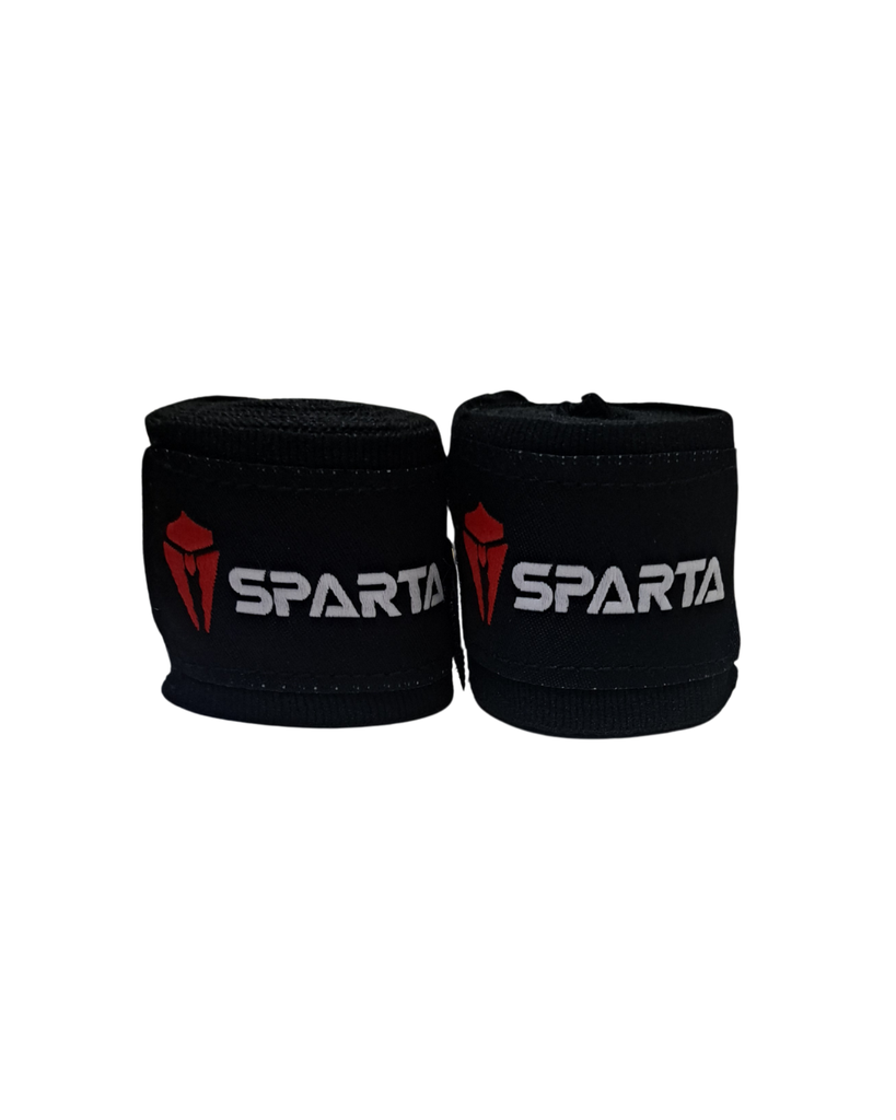Boxing Hand Wraps Sparta Black 2.5m