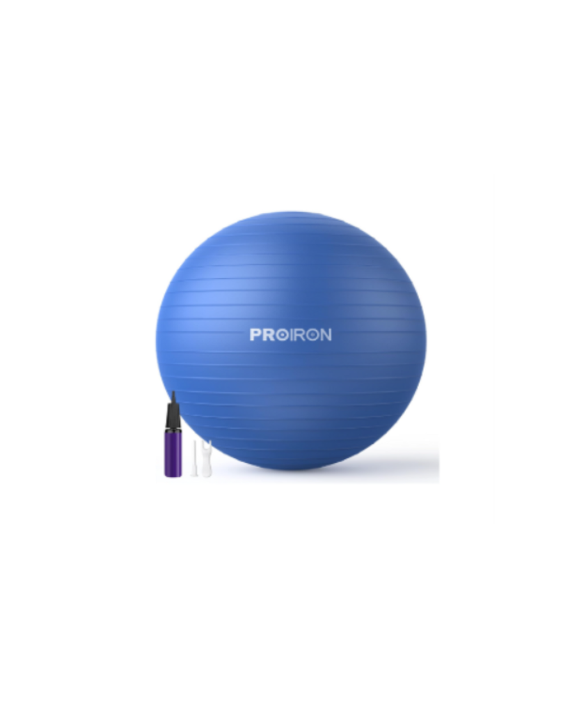 Exercise Ball w/Foot Pump 55cm Blue