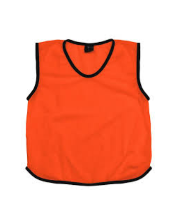 Training Bibs Orange Adult Medium Pk10   