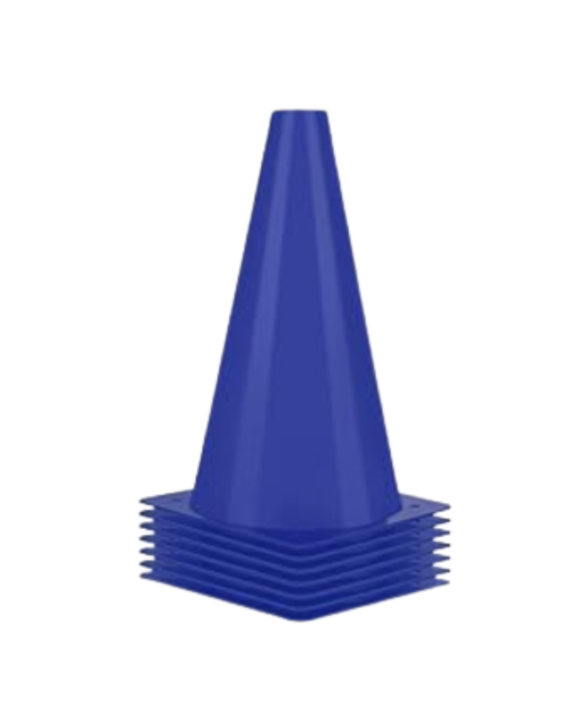 9" Vector Agility Cones Blue 5pk