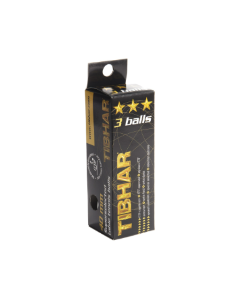 Table Tennis Ball Tibhar 3 star 3 pk