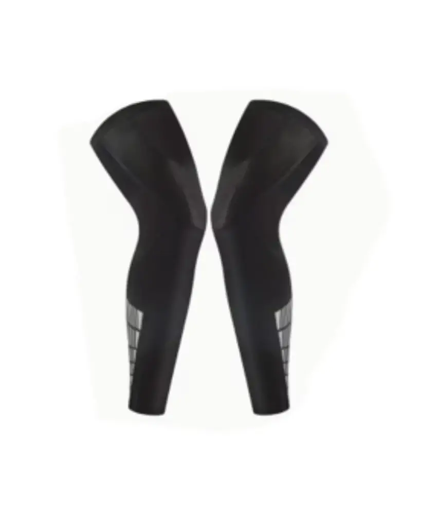 Compression Full Leg Sleeve Black Medium Pair