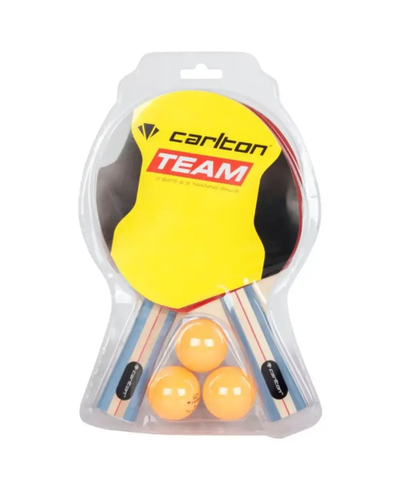 Table Tennis Carlton Set 2 x Table Tennis Bat, 3 x Ball 