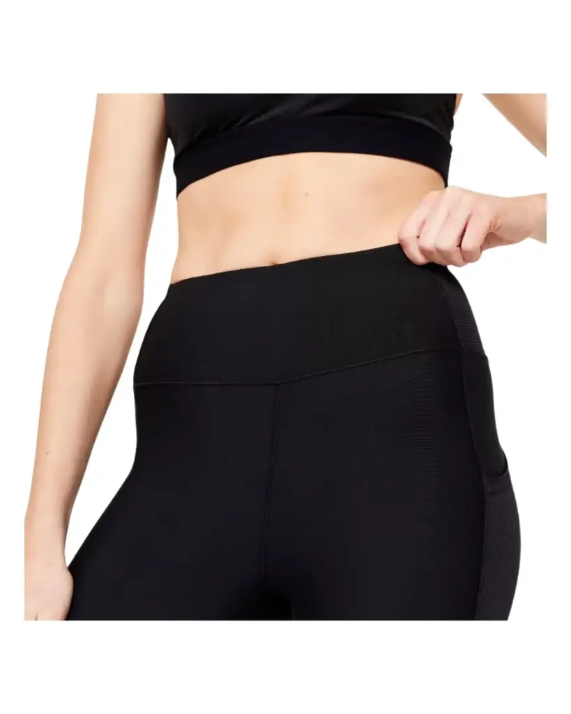 Ladies Tights Long with Pockets Black Small 