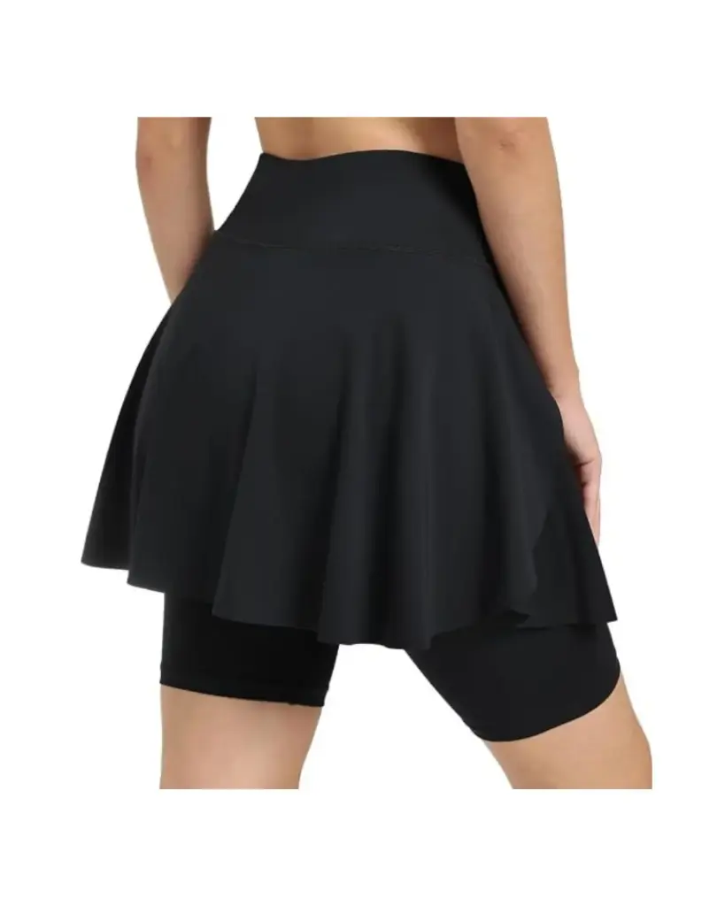 Skorts Ladies Black with Tights XLarge 