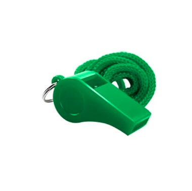 [10621] Whistle Fox 40 CMG Classic With Lanyard Green