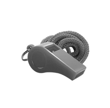 [13728] Whistle Fox 40 CMG Classic With Lanyard Grey