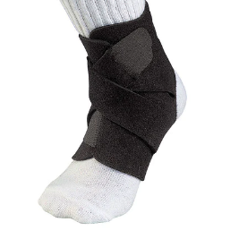 [10578] Ankle Support Strap Plantar Fasciitis Night Splint L Black