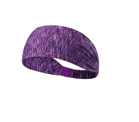 [10688] Hair/Head Band Athletic Purple
