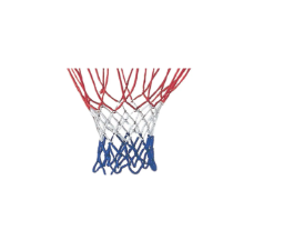 [4879] Basketball Net Red/Wht/Blue