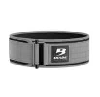 [10285] Weight Lifting Belt - Grey -  XL