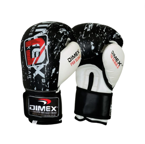 [10009]  Boxing Gloves Dimex  Black|White|Red   12oz 