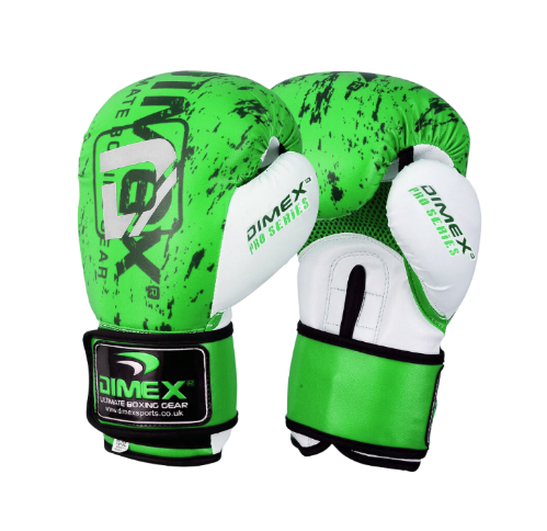 [10010] Sparring Gloves Dimex 14oz Green