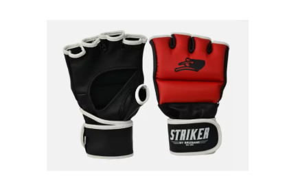 [12324] MMA  Grappling Gloves - Red/Black  M 